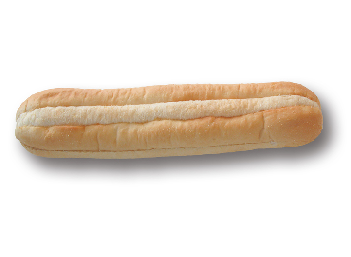 INACTIVE - Hoagie Roll, White, Split Top, Hinge Sliced, 12