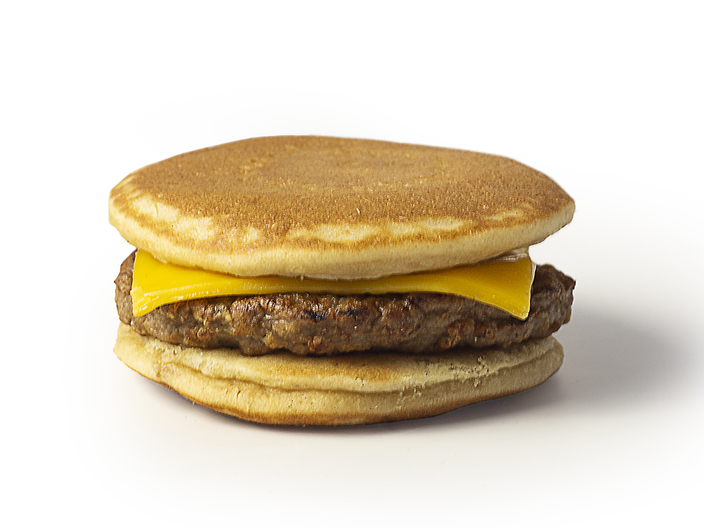 Sandwich, Maple Pancake, WG, Chicken Sausage & Cheese, IW (9126)