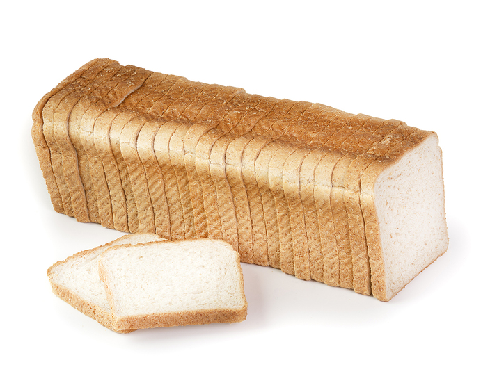 Pullman Bread, Whole Grain White, 1/2 in. Sliced Loaf (#3357)