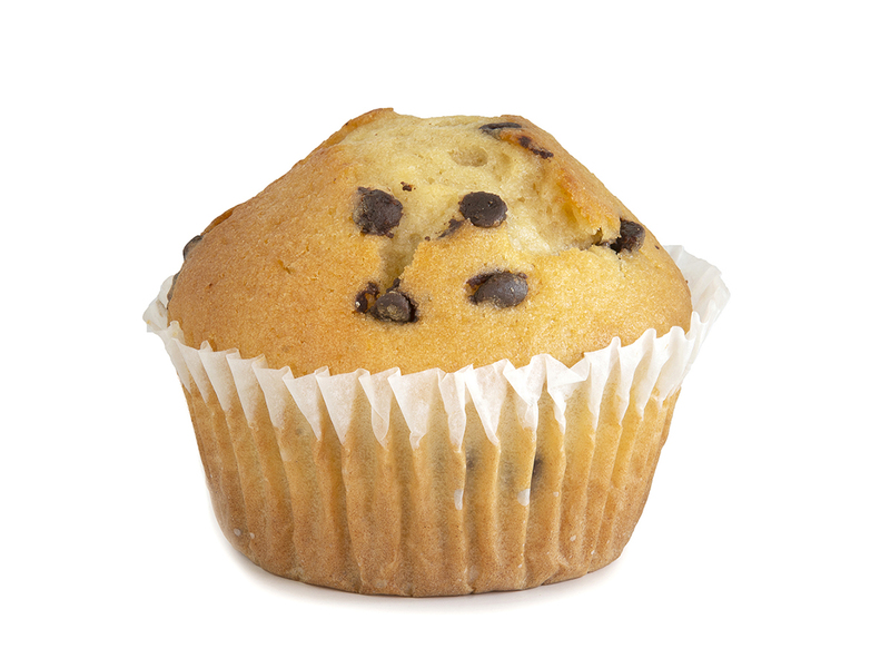 chocolate chip muffins clipart